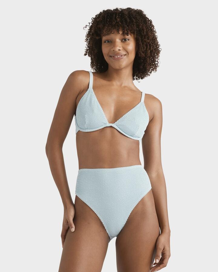 Image of Swimwear. Product name - Billabong Womens Summer High Reese D/Dd Underwire Bikini Top Sky Blue in Sky Blue colour by brand - Billabong