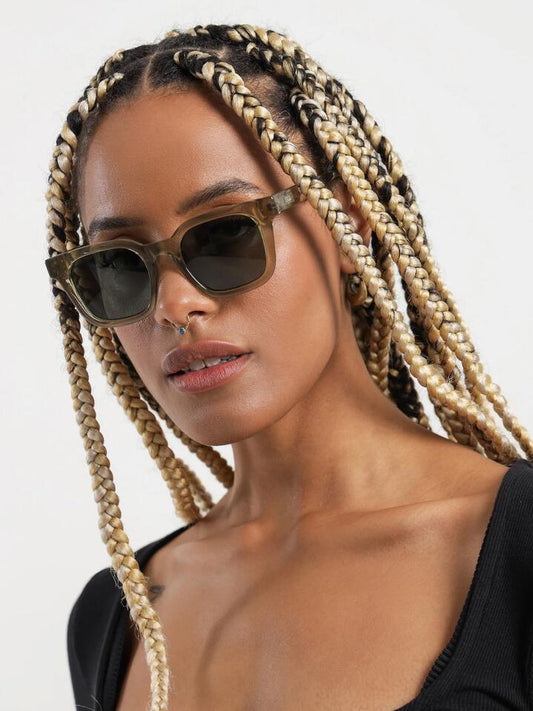 Image of Sunglasses. Productname: Local Supply BKK Sunglasses ONE SIZE Green in Green colour by brand - Local Supply