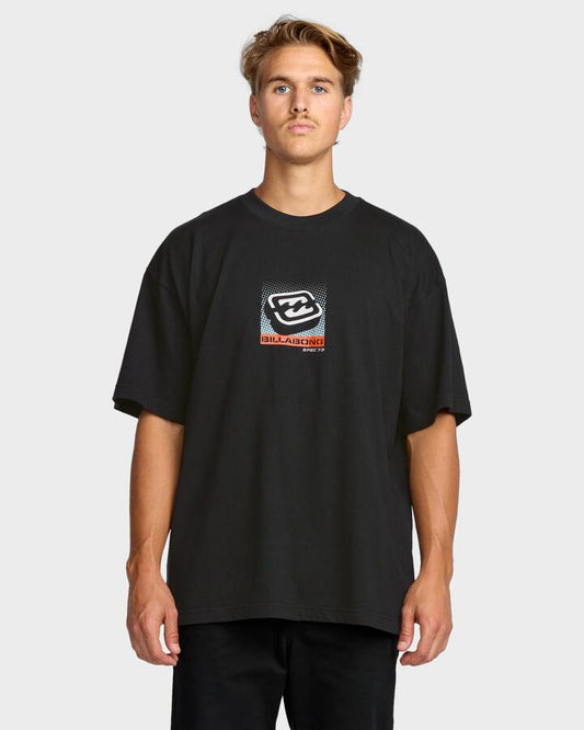 Image of T-Shirts. Product name - Billabong Mens Spec 3D T-Shirt Black in Black colour by brand - Billabong