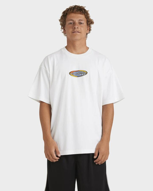 Image of T-Shirts. Product name - Billabong Mens Spec Pill T-Shirt White in White colour by brand - Billabong