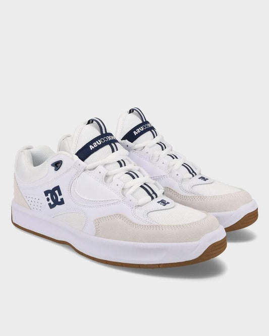 Image of Sneakers. Productname: DC Shoes - Mens Kalynx Zero Sneakers - White/Blue - in White/Blue colour by brand - DC Shoes