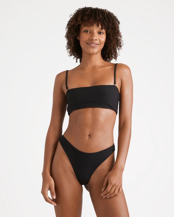 Image of Swimwear. Productname: Billabong - Womens Tanlines Skimpy Hike Bikini Bottom - Black - in Black colour by brand - Billabong