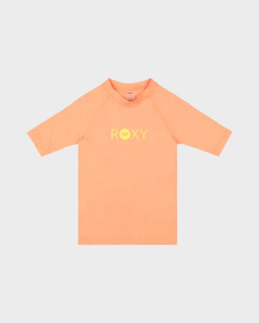 Image of Shirts. Productname: Roxy Girls 2-7 Tw Essential Surf Shirt Coral Chic - in Coral Chic colour by brand - Roxy