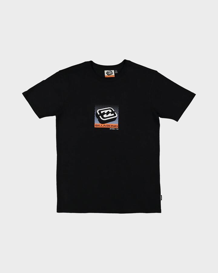 Image of T-Shirts. Product name - Billabong Boys 0-7 Groms Spec 3D T-Shirt Black in Black colour by brand - Billabong