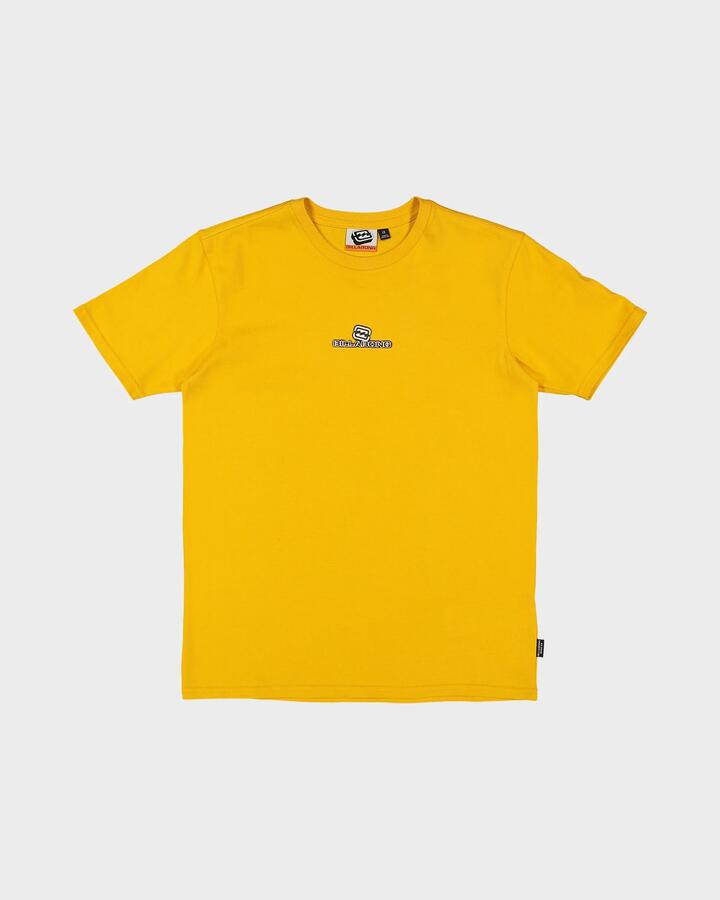 Image of T-Shirts. Product name - Billabong Boys 0-7 Groms Dot Com T-Shirt Yellow in Yellow colour by brand - Billabong