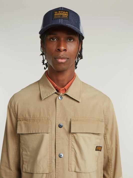 Image of a model wearing Outerwear. Productname: G-Star 4 Pocket Overshirt in Toggee colour by brand - G-Star