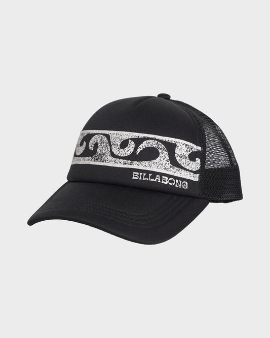 Image of Hats. Productname: Billabong - Girls Wave Fade Trucker Cap - Off Black - in Off Black colour by brand - Billabong