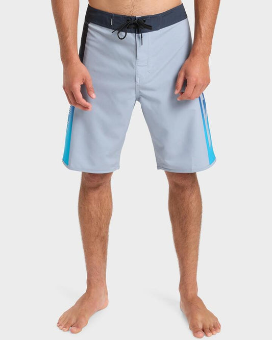 Image of Swimwear. Product name - Quiksilver Mens Surfsilk Holmes 20" Boardshorts Quarry Holmes in Quarry Holmes colour by brand - Quiksilver