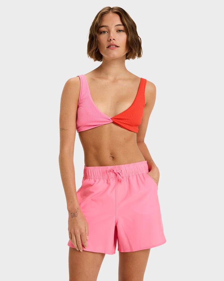 Image of Swimwear. Productname: Roxy - Womens Roxy Wave 5" Boardshorts - Pink Cosmos - in Pink Cosmos colour by brand - Roxy