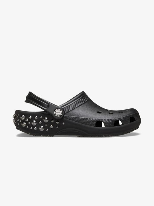 Image of Sandals. Productname: Crocs Women's Classic Studded Clog in Black colour by brand - Crocs