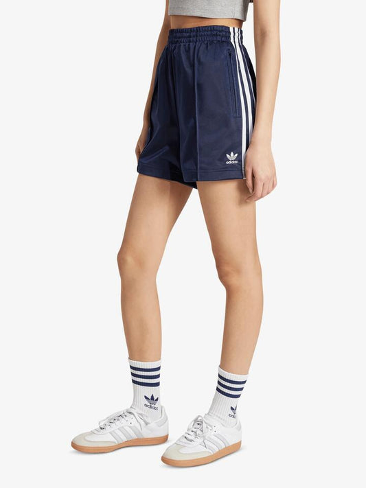 Image of a model wearing Shorts. Productname: Adidas Firebird Shorts in Night Indigo/White colour by brand - Adidas