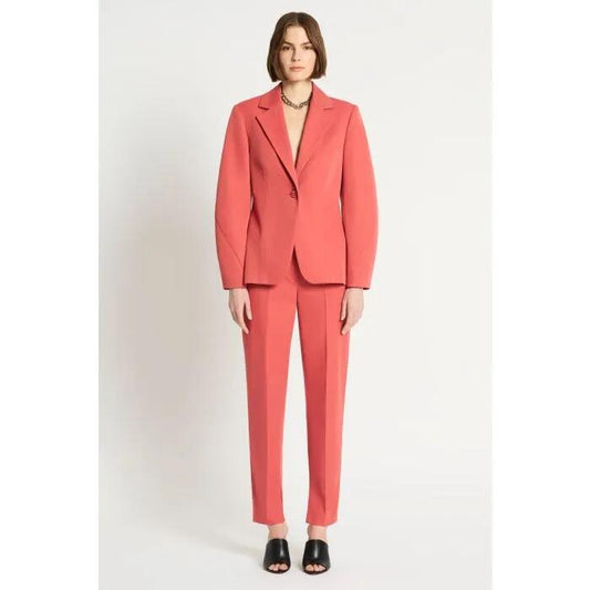 Image of a model wearing Pants. Productname: Novo Pants in GOJIBERRY colour by brand - sass and bide