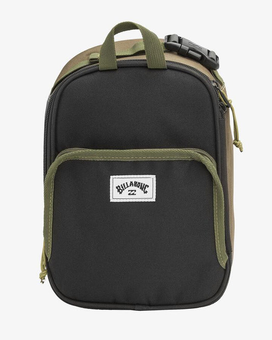 Image of Accessories. Product name - Billabong Vertigo Lunchbox Black Green in Black Green colour by brand - Billabong
