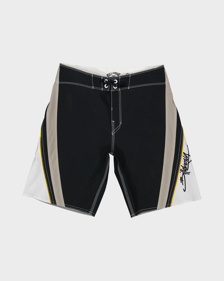 Image of Swimwear. Product name - Billabong Boys 0-7 Groms Fluid 2K 17" Boardshorts Dark Navy - in Dark Navy colour by brand - Billabong