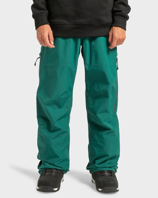 Image of Shoes. Productname: DC Shoes Mens Squadron 30K Snow Pants Deep Teal - in Deep Teal colour by brand - DC Shoes