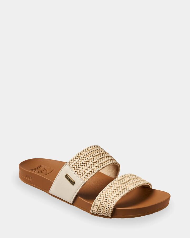 Image of Slippers. Productname: reef Womens Vista Braid Ii Slides Vintage - in Vintage colour by brand - Reef