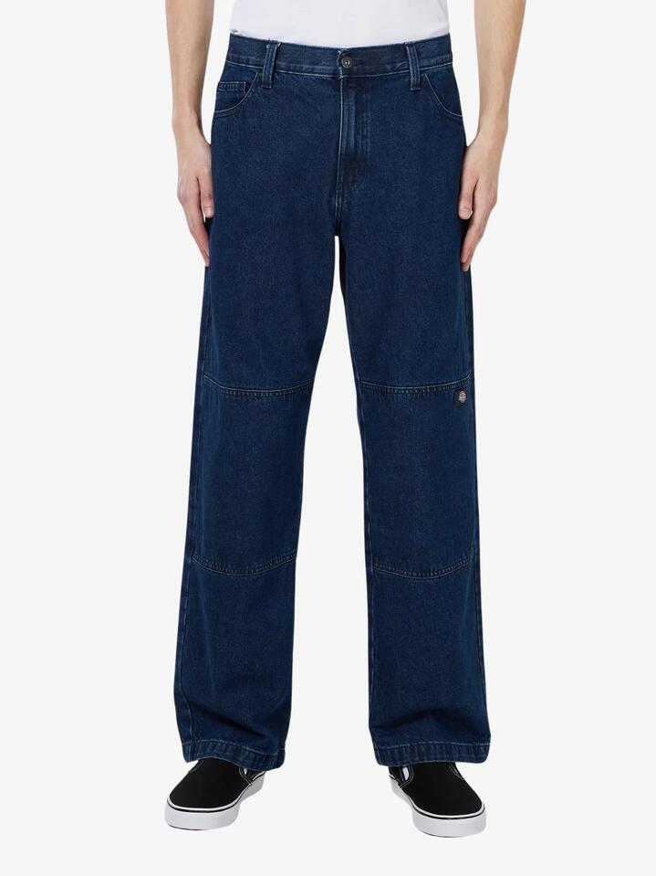 Image of Jeans. Productname: Dickies Denim Double Knee Pant in Medium Wash colour by brand - Dickies