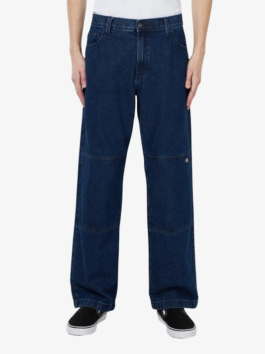 Image of Jeans. Productname: Dickies Denim Double Knee Pant in Medium Wash colour by brand - Dickies