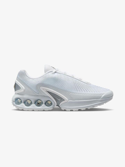 Image of Others. Productname: Nike Womens Nike Air Max Dn in White/Metallic Silver-Pure Pla colour by brand - Nike