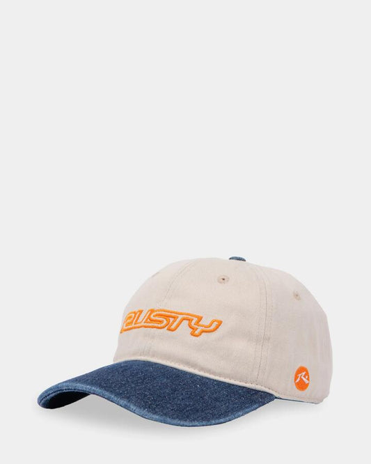 Image of Hats. Productname: Rusty - Artic Dad Cap - Deep Sea Blue 1 - in Deep Sea Blue 1 colour by brand - Rusty