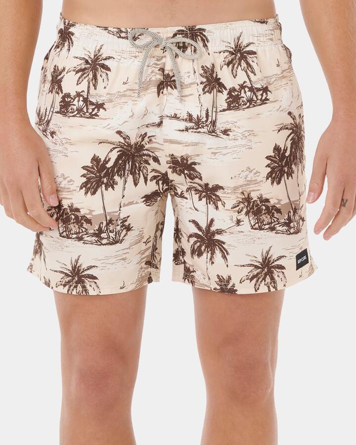 Image of Swimwear. Product name - Rip Curl Mens Dreamers Volley 16" Boardshorts Lemon Ice in Lemon Ice colour by brand - Rip Curl