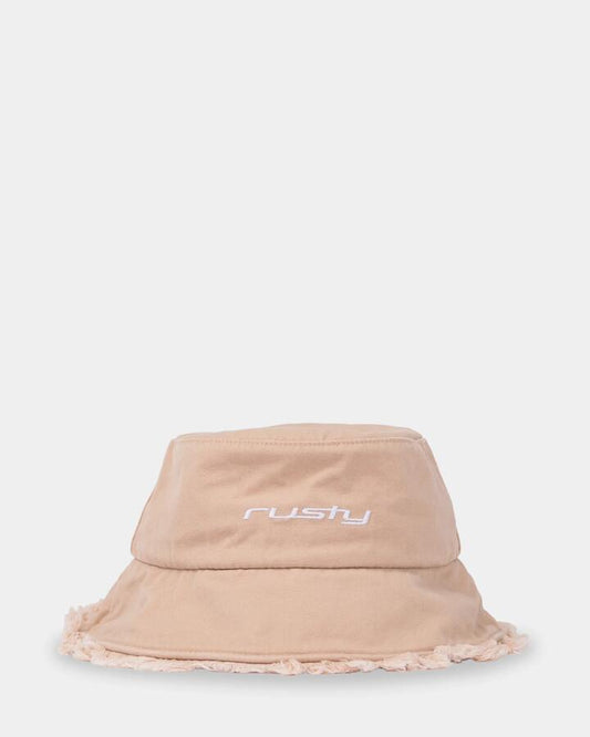 Image of Hats. Productname: Rusty - Girls Glimmer Bucket Hat - Taupe - in Taupe colour by brand - Rusty