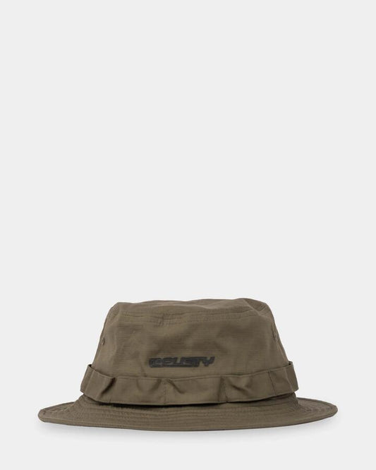 Image of Hats. Productname: Rusty - Mens Angler Bucket Hat - Shadow Army - in Shadow Army colour by brand - Rusty
