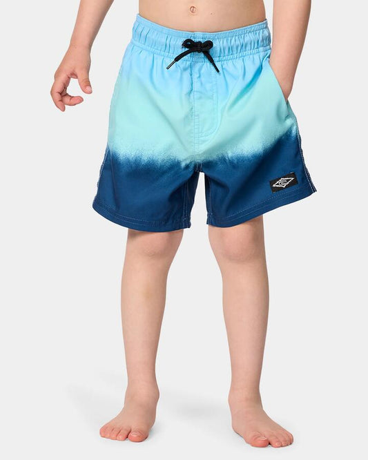 Image of Swimwear. Product name - Rip Curl Boys 2-7 Dip Volley Boardshorts Blue/Navy in Blue/Navy colour by brand - Rip Curl