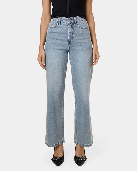 Image of Jeans. Productname: Thrills - Womens Holly Stretch Denim Jeans - Blue - in Blue colour by brand - Thrills