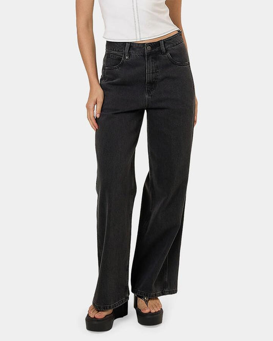 Image of Jeans. Productname: Thrills - Womens Ashton Denim Jeans - Black - in Black colour by brand - Thrills