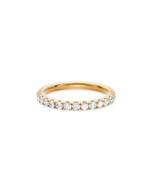 Image of Rings. Product name - Anniversary Ring with 0.50tw of Laboratory-Grown-Diamonds in 18kt White Gold in colour by brand - Bevilles