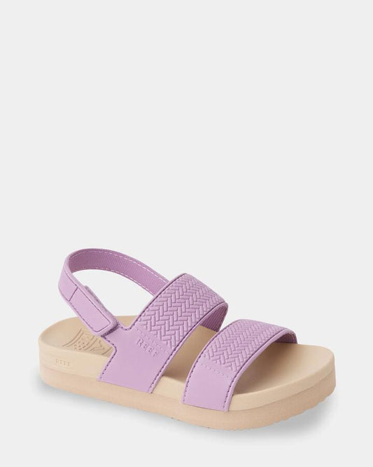 Image of Sandals. Product name - Reef Girls 2-7 Little Water Vista Sandals Lavender in Lavender colour by brand - Reef