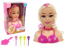 Image of Dolls. Product name - Dollie & Me 18 inch Blonde Glam Styling Head in colour by brand - Toymate