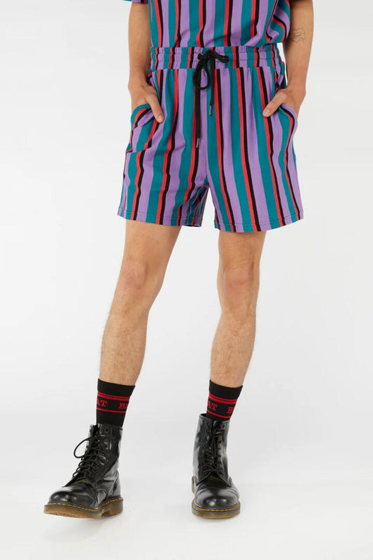 Image of a model wearing Shorts. Productname: Arlo Short in Multi colour by brand - Black Friday