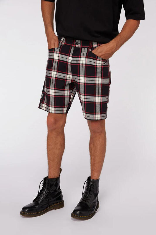 Image of a model wearing Shorts. Productname: Kurt Short in Black colour by brand - Black Friday
