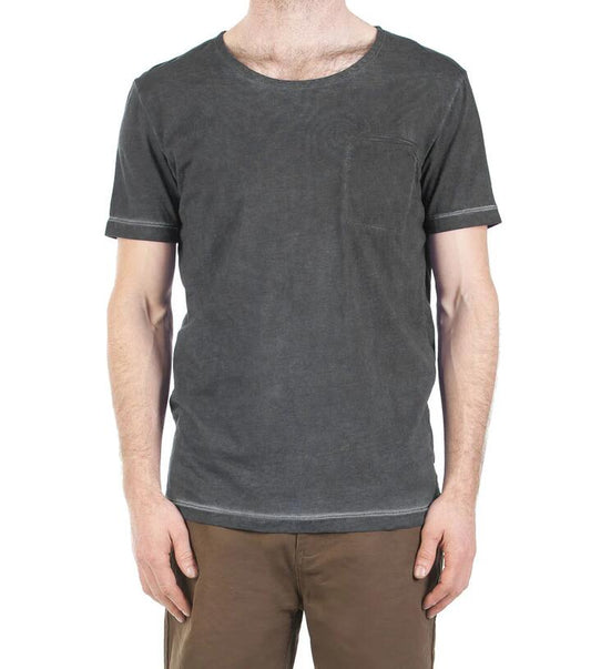 Image of a model wearing Tops. Productname: Bed Time Tee in Black colour by brand - Dangerfield