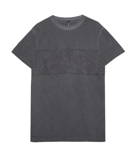 Image of a model wearing Tops. Productname: Pineapple Tee in Black colour by brand - Dangerfield