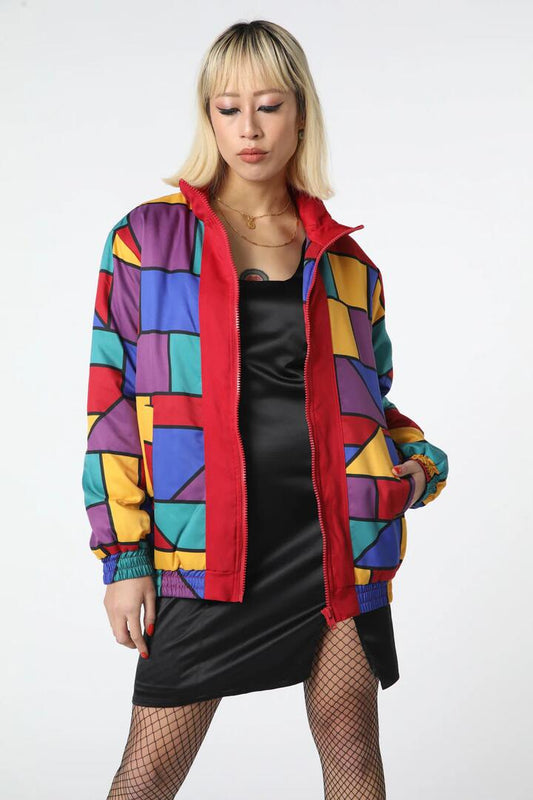 Image of a model wearing Outerwear. Productname: New Life Jacket in Multi colour by brand - Dangerfield