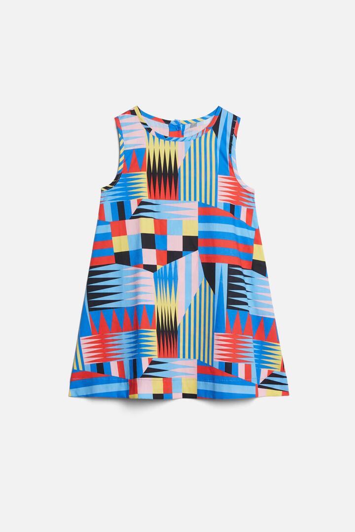 Image of Dresses. Product name - Geo Shift Dress in Print colour by brand - Dangerkids