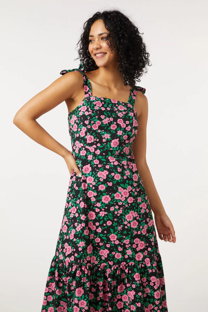 Image of Dresses. Productname: Estelle Midi Dress in Black colour by brand - Princess Highway