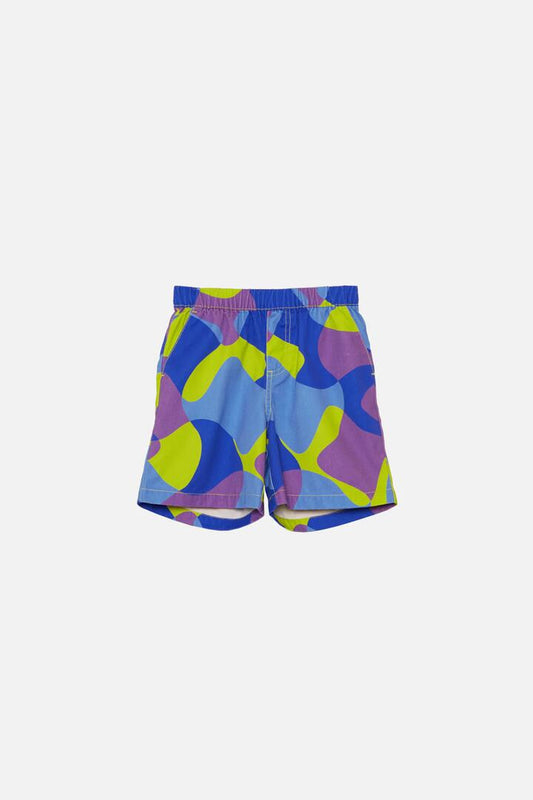 Image of a model wearing Shorts. Productname: Geo Kids Shorts in Print colour by brand - Dangerkids
