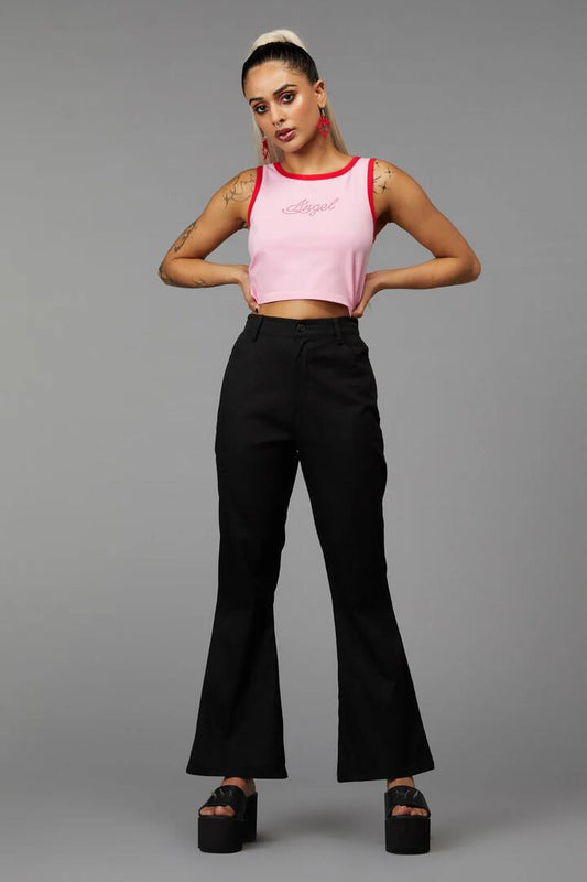 Image of a model wearing Denim. Productname: Glitz Jean in Black colour by brand - Black Friday