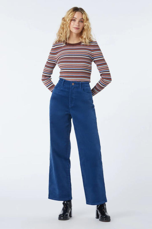 Image of a model wearing Denim. Productname: Charlie Girl Jean in Ruby colour by brand - Princess Highway