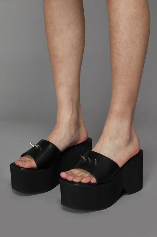 Image of Sandals. Productname: Spike Sandals in Black colour by brand - Black Friday
