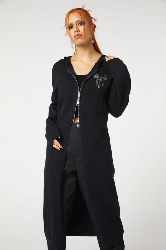 Image of Hats. Productname: Shroom Cap Knit Cape in Black colour by brand - Dangerfield