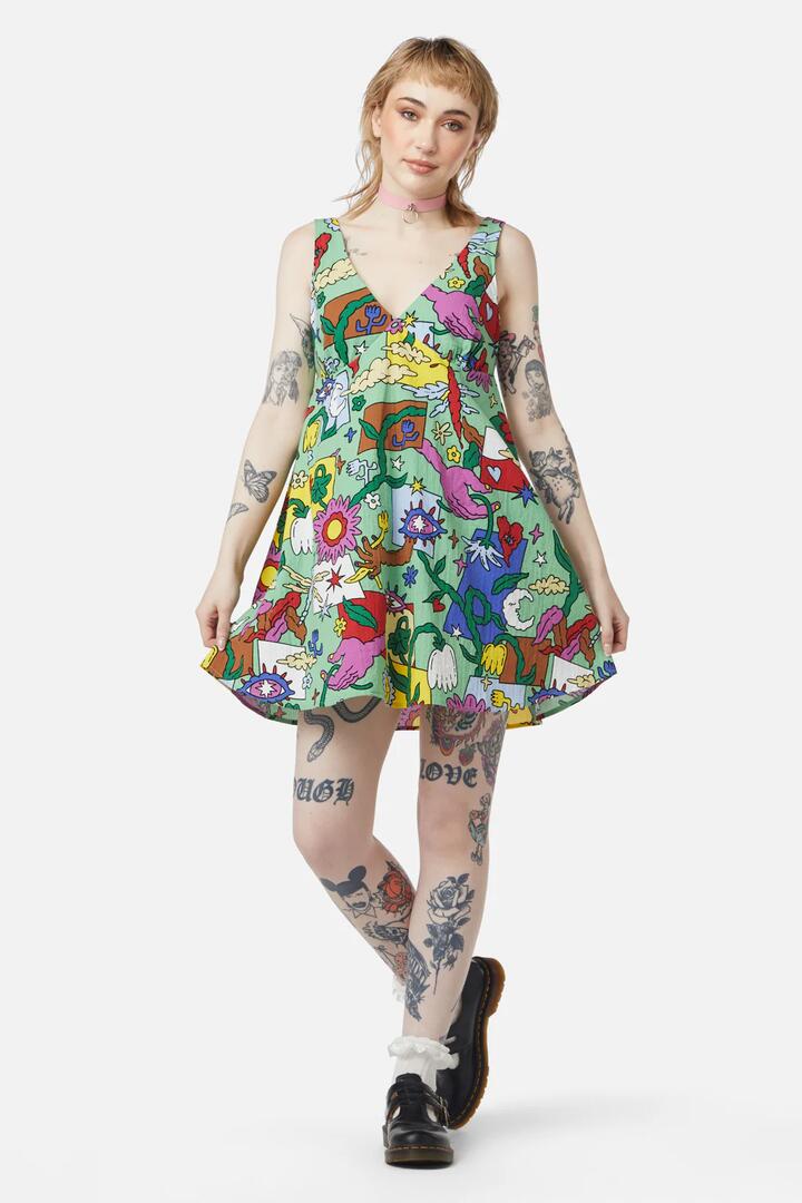 Image of Dresses. Productname: I Spy Dress in Multi colour by brand - Dangerfield