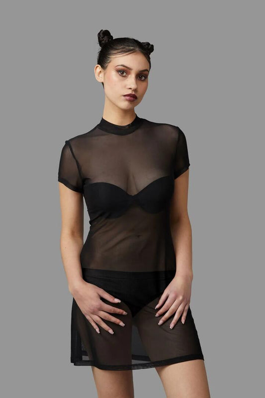 Image of a model wearing Dress. Productname: Goat Dress in Black colour by brand - Black Friday