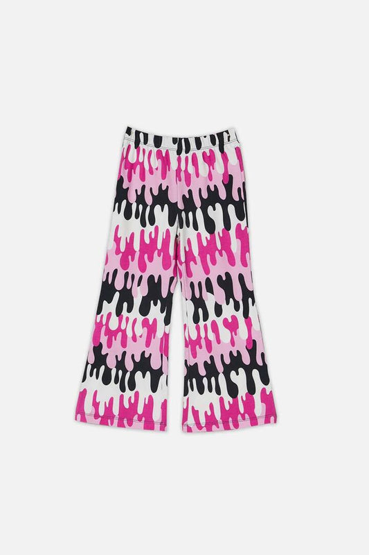 Image of a model wearing Pants. Productname: Drip Drip Kids Legging in Multi colour by brand - Dangerkids