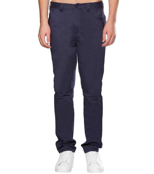 Image of a model wearing Pants. Productname: Skinny Cargo in Navy colour by brand - Dangerfield