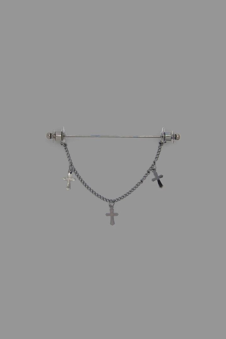 Image of Jewelry. Productname: Cross Collar Chain in Black colour by brand - Black Friday